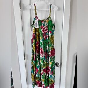 Long Boho floral summer dress